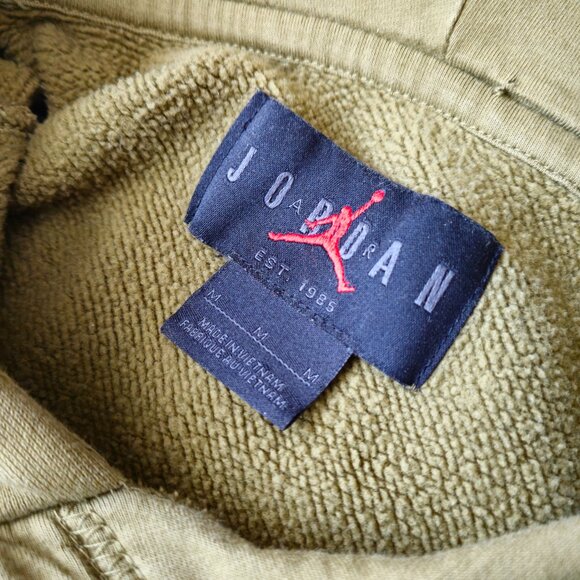Jordan Brand 23 Engineered Hoodie Pullover olive camo green mens size Medium - Picture 8 of 13